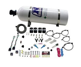 Nitrous Express Sport Compact EFI Dual Stage Nitrous Kit (35-75 x 2) w/15lb Bottle for Acura CL YA1