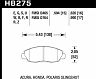 HAWK 98-00 Civic Coupe Si/01-06 Civic DX/EX/GX/HX/LX (Non Hatchback) HPS Street Front Brake Pads for Acura CL