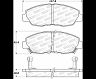 StopTech StopTech Street Brake Pads for Acura CL
