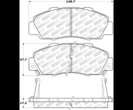 StopTech StopTech Street Select Brake Pads - Front for Acura CL YA1