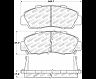 StopTech StopTech Street Touring 97-99 Acura CL/ 97-01 Integra Type R/91-95 Legend Front Pads for Acura CL