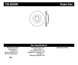 StopTech StopTech Drilled Sport Brake Rotor for Acura CL YA1