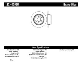 StopTech StopTech Slotted & Drilled Sport Brake Rotor for Acura CL YA4