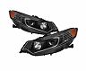 Spyder xTune 09-14 Acura TSX Projector Headlights - Light Bar DRL - Black (PRO-JH-ATSX09-LB-BK) for Acura ILX Base/Hybrid