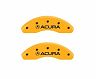 MGP Caliper Covers 4 Caliper Covers Engraved Front Acura Rear ILX Yellow Finish Black Char 2017 Acura ILX for Acura ILX Base