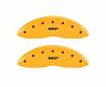 MGP Caliper Covers 4 Caliper Covers Engraved Front & Rear Yellow Finish Black Characters 2016 Acura IlX for Acura ILX Base