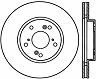 StopTech StopTech 06-08 Civic GX / 02-04 CR-V / 98-02 Honda Accord V6 / 03-07 Accord 4 cyl/V6 MT Slotted & D for Acura ILX Base