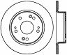 StopTech StopTech 05-17 Honda Accord Sport Slotted & Drilled Rear Left Cryo Rotor for Acura ILX Base
