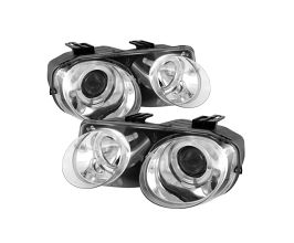 Spyder Acura Integra 98-01 Projector Headlights LED Halo -Chrome High H1 Low 9006 PRO-YD-AI98-HL-C for Acura Integra Type-R DC2