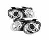 Spyder Acura Integra 98-01 Projector Headlights LED Halo -Chrome High H1 Low 9006 PRO-YD-AI98-HL-C for Acura Integra