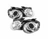 Spyder Acura Integra 98-01 Projector Headlights LED Halo -Chrome High H1 Low 9006 PRO-YD-AI98-HL-C