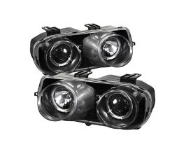 Spyder Acura Integra 94-97 Projector Headlights LED Halo -Black High H1 Low 9006 PRO-YD-AI94-HL-BK for Acura Integra Type-R DC2