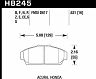 HAWK 94-01 Acura Integra (excl Type R)  Blue 9012 Race Front Brake Pads