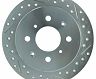 StopTech StopTech Select Sport 92-00 Honda Civic Drilled/Slotted Vented 1-Piece Rear Driver Side Brake Rotor for Acura Integra