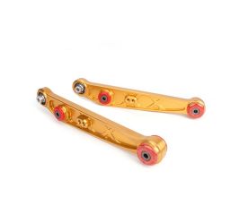 Skunk2 Honda/Acura EG/DC Alpha Series Rear Lower Control Arm Set - Gold for Acura Integra Type-R DC2