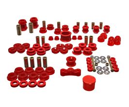 Energy Suspension 94-01 Acura Integra (except Type R) Red Hyper-Flex Master Bushing Set for Acura Integra Type-R DC2