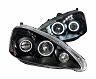 Anzo 2005-2006 Acura Rsx Projector Headlights w/ Halo Black for Acura RSX