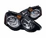 Anzo 2002-2004 Acura Rsx Crystal Headlights Black for Acura RSX