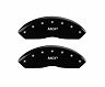 MGP Caliper Covers 4 Caliper Covers Engraved Front & Rear Black finish silver ch for Acura RSX Type-S
