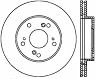 StopTech StopTech Power Slot 02-06 Acura RSX / 04-11 Honda Civic Front Left Slotted Cryo Rotor