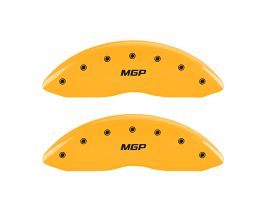 MGP Caliper Covers 4 Caliper Covers Engraved Front & Rear Yellow finish black ch for Acura MDX YD2