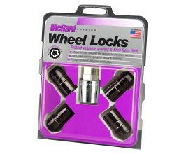 McGard Wheel Lock Nut Set - 4pk. (Cone Seat) M14X1.5 / 21mm & 22mm Dual Hex / 1.639in. L - Black for Acura MDX YD2