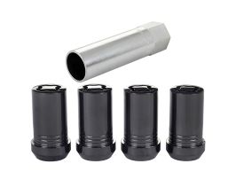 McGard Wheel Lock Nut Set - 4pk. (Tuner / Cone Seat) M14X1.5 / 22mm Hex / 1.648in. Length - Black for Acura MDX YD2