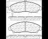 StopTech StopTech Street Select Brake Pads - Front for Acura MDX Base/SH-AWD
