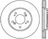 StopTech StopTech 91-96 Acura NSX Front Right Cryo Slotted Rotor for Acura NSX