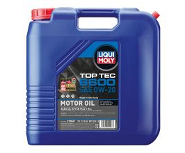 LIQUI MOLY 20L Top Tec 6600 Motor Oil 0W20 for Acura RDX TC1