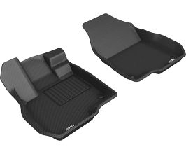 3D Mats 2019-2020 Acura RDX Kagu 1st Row Floormat - Black for Acura RDX TC1
