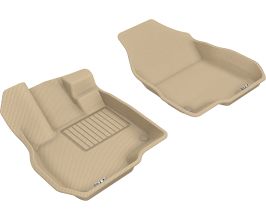 3D Mats 2019-2020 Acura RDX Kagu 1st Row Floormat - Tan for Acura RDX TC1