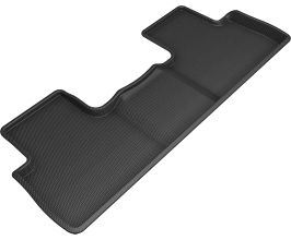 3D Mats 2019-2020 Acura RDX Kagu 2nd Row Floormats - Black for Acura RDX TC1