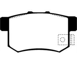 EBC 01-03 Acura CL 3.2 Redstuff Rear Brake Pads for Acura RL 1