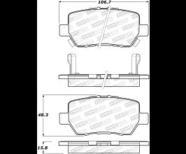 StopTech StopTech Street Brake Pads for Acura RL 2