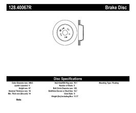 StopTech StopTech Drilled Sport Brake Rotor for Acura RL 2