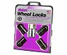 McGard Wheel Lock Nut Set - 4pk. (Cone Seat) M14X1.5 / 21mm & 22mm Dual Hex / 1.639in. L - Black for Acura RL Base