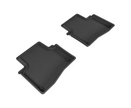 3D Mats 2014-2020 Acura RLX Kagu 2nd Row Floormats - Gray for Acura RLX 1