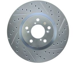 StopTech StopTech Select Sport 2007-2014 Acura MDX Drilled and Slotted Front Left Brake Rotor for Acura RLX 1