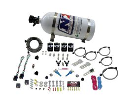 Nitrous Express Sport Compact EFI Dual Stage Nitrous Kit (35-75 x 2) x 2 w/10lb Bottle for Acura TL UA6