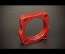 Torque Solution Throttle Body Spacer (Red): Acura TL 2004-2007