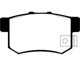 EBC 01-03 Acura CL 3.2 Yellowstuff Rear Brake Pads for Acura TL UA6
