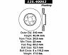 StopTech 04-08 Acura TL (w/Brembo Calipers) Premium High-Carbon Cryo Front Brake Rotor for Acura TL