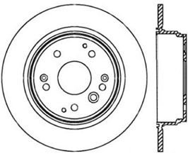 StopTech StopTech 03-11 Honda Element SportStop Cryo Slotted & Drilled Right Rear Rotor for Acura TL UA6