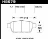 HAWK 09-14 Acura TL / 06-14 Honda Ridgeline 3.5L V6 LTS Rear Brake Pads for Acura TL
