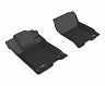3D Mats 2015-2020 Acura TLX FWD Kagu 1st Row Floormat - Black for Acura TLX Base/SH-AWD
