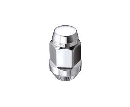 McGard Hex Lug Nut (Cone Seat Bulge Style) M12X1.5 / 3/4 Hex / 1.45in. Length (Box of 100) - Chrome for Acura TLX UB5