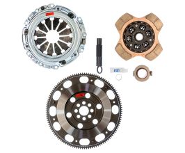 Exedy 2002-2006 Acura RSX Base L4 Stage 2 Cerametallic Clutch 4 Puck Disc Incl. HF02 Lightweight FW for Acura TSX CL9