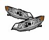 Spyder xTune 09-14 Acura Projector Headlights - Light Bar DRL - Chrome (PRO-JH-ATSX09-LB-C) for Acura TSX Base/Special Edition/V6