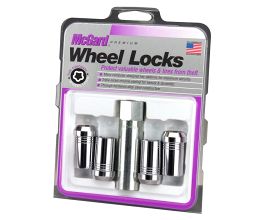 McGard Wheel Lock Nut Set - 4pk. (Tuner / Cone Seat) M14X1.5 / 22mm Hex / 1.648in. Length - Chrome for Acura ZDX 1